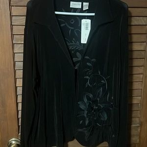 Chicos Black Travelers Jacket